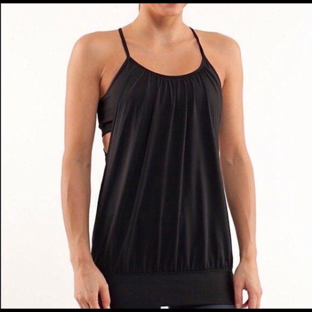 Lululemon racerback tank with built-in bra